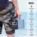 300W Portable Power Station Black Metal