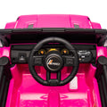 12V Kids Ride On Electric Car W Parents Control,Dual Drive, Four Wheel Suspension,With Music,Bluetooth,Mp3,Usb,With Headlights, Steering Wheel Quick Release,Slow Start For Kids Aged 3 4. Pink 50 99 Lbs Polypropylene