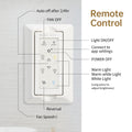 52 Inch Modern With 3 Color Dimmable Light 5 Abs Blades Smart Remote Control Reversible Dc Motor White For Indoor White Abs