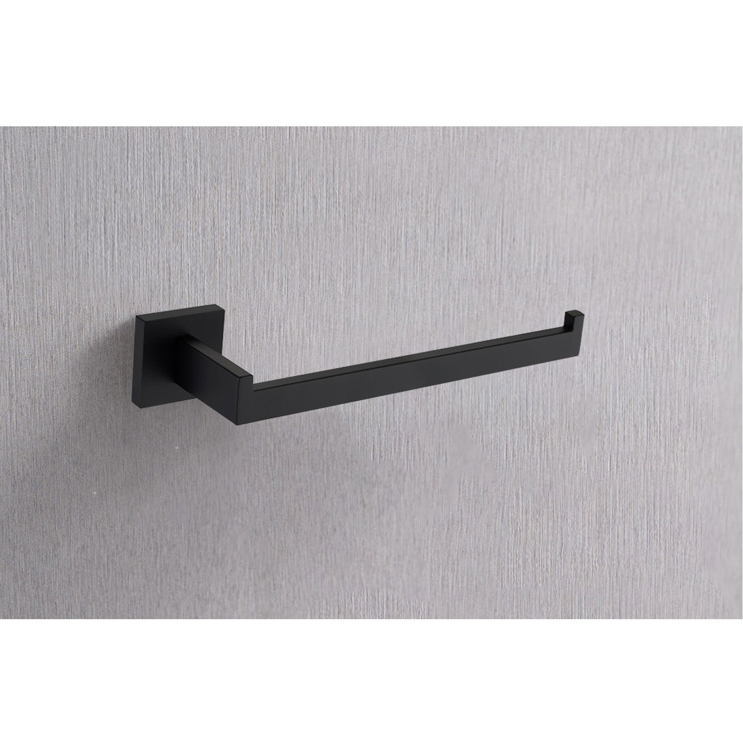 6 Piece Bathroom Hardware Set Matte Black Stainless Steel