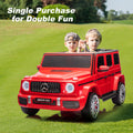 24V 2 Seater Kids Ride On Car Licensed Mercedes Benz G63 Powerful 4Wd For Kids Ages 3 8, With 7Ah Big Battery, Remote Control, Soft Braking, 4 Wheel Suspension, Led Headlight & Music,Red Red Polyethylene