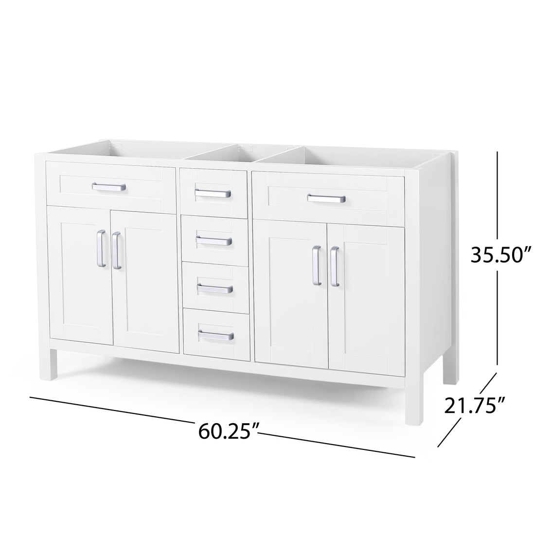 60'' Cabinet White Plywood
