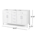 60'' Cabinet White Plywood