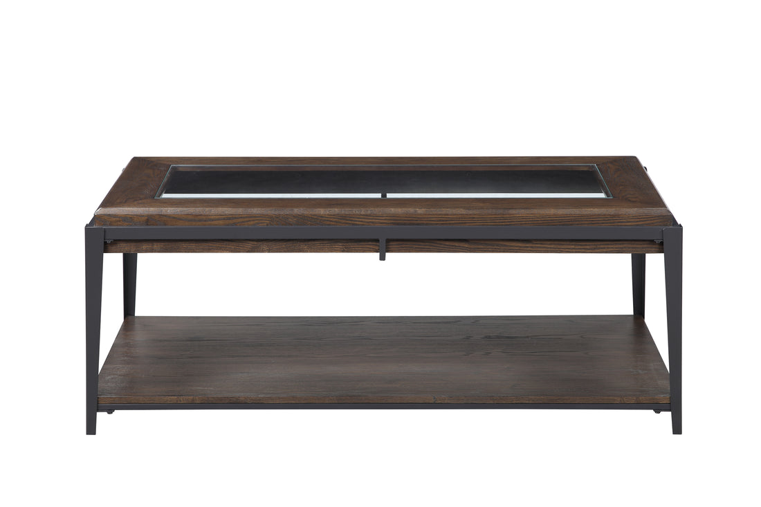 Waco Cocktail Table Brown Brown Iron