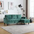 United Sectional Sofa Reversible Sectional Sleeper Sectional Sofa With Storage Chaise Green Chenille