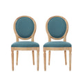 Dining Chair Teal Fabric