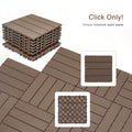 Plastic Interlocking Deck Tiles,44 Pack Patio Deck Tiles,12