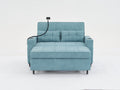 Futon Chair Bed Convertible Chair 3 In 1 Pull Out Sleeper Chair Beds With Usb Ports,Wear Resistant And Anti Scratch, Armchair Bed Sleeper For Living Room Green Tech Cloth Green Foam Tech Cloth 2 Seat