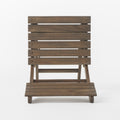 Positano Foldable Chair Grey Acacia Wood