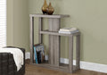 Accent Table, Console, Entryway, Narrow, Sofa, Living Room, Bedroom, Brown Laminate, Contemporary, Modern Taupe Particle Board