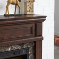 Electric Fireplace With Mantel,Fireplace Mantel Surround With 23