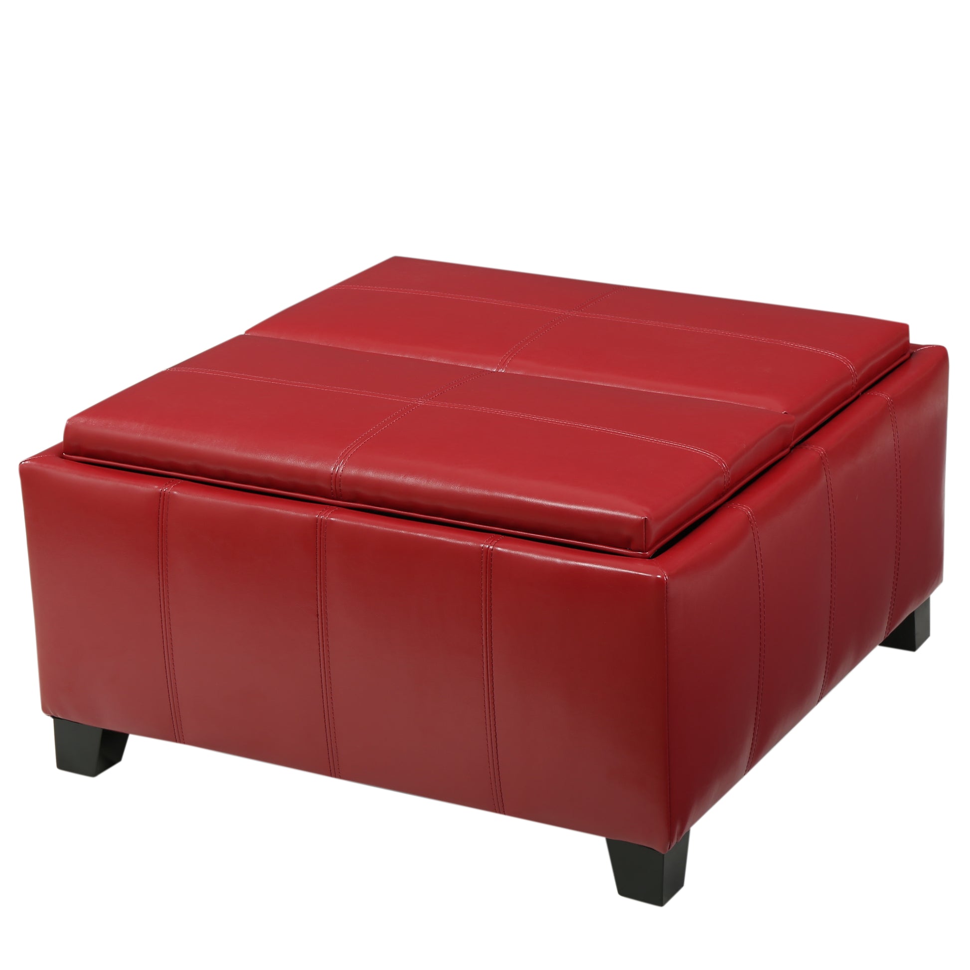 Mansfield Ottoman Red Pu