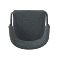 Upholstered Dining Chairs With Metal Legs Set Of 2 ,Dark Green Black Dark Green Black Fabric Metal