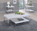 Lucia Cocktail Table White White Iron