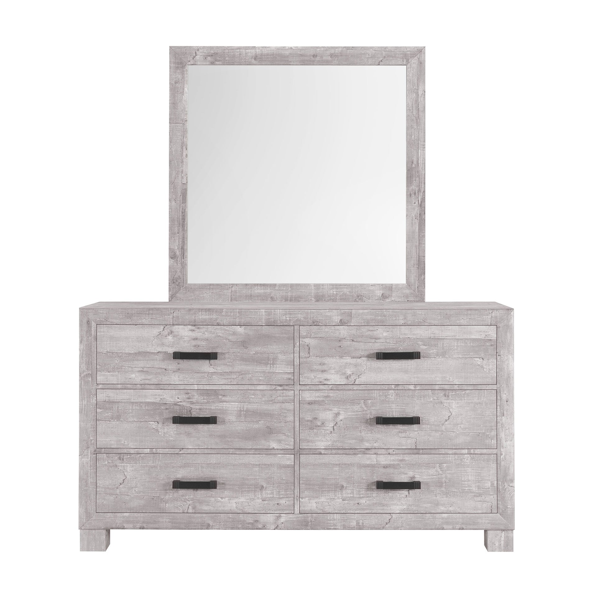 Rover Grey Dresser Gray Solid Wood Mdf