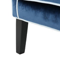 Club Chair Blue Velvet