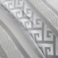 7 Piece Comforter Set Grey King King Grey Polyester