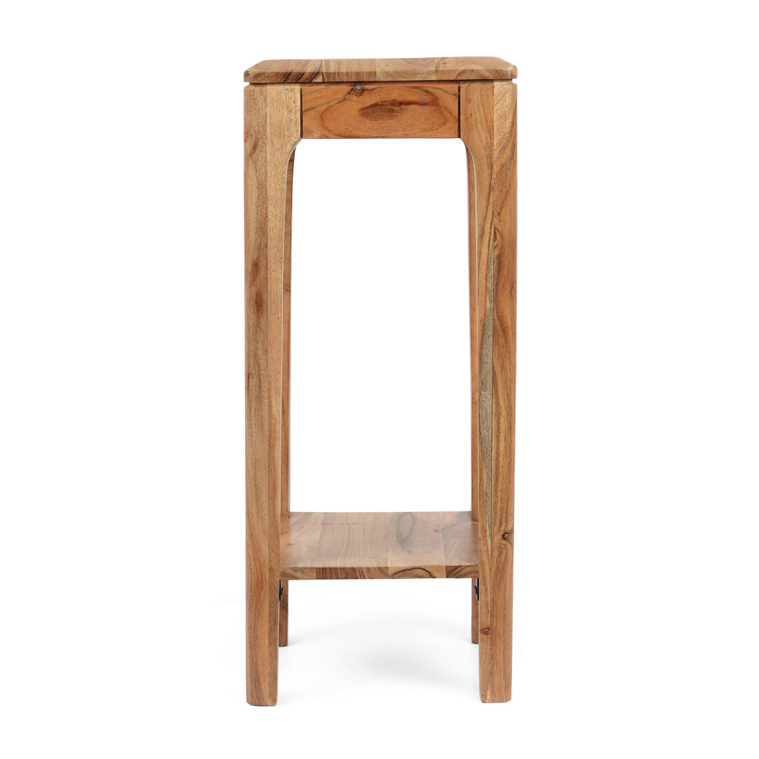 Plant Stand Natural Wood