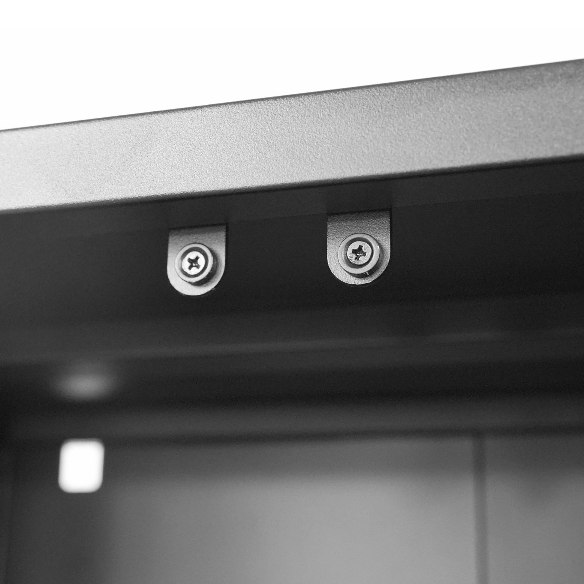 Metal Sideboard Cabinet With 4 Glass Door, Steel Locker Sideboard Buffet Cabinet, Sideboard Buffet Cabinet With 4 Doors, Kitchen Storage Cabinet, Coffee Bar Cabinet For Kitchen, Living Room, Black