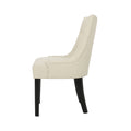 Cheney Dining Chair Kd Mp2 Set Of 2 Beige Fabric