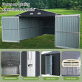 Spacious Outdoor Storage Shed: This 13X20Ft Outdoor Storage Shed Offers A Generous 250 Square Feet Of Floor Space, Perfect For Storing Trucks, Cars, Large Tools, And Lawn Equipment. With Double