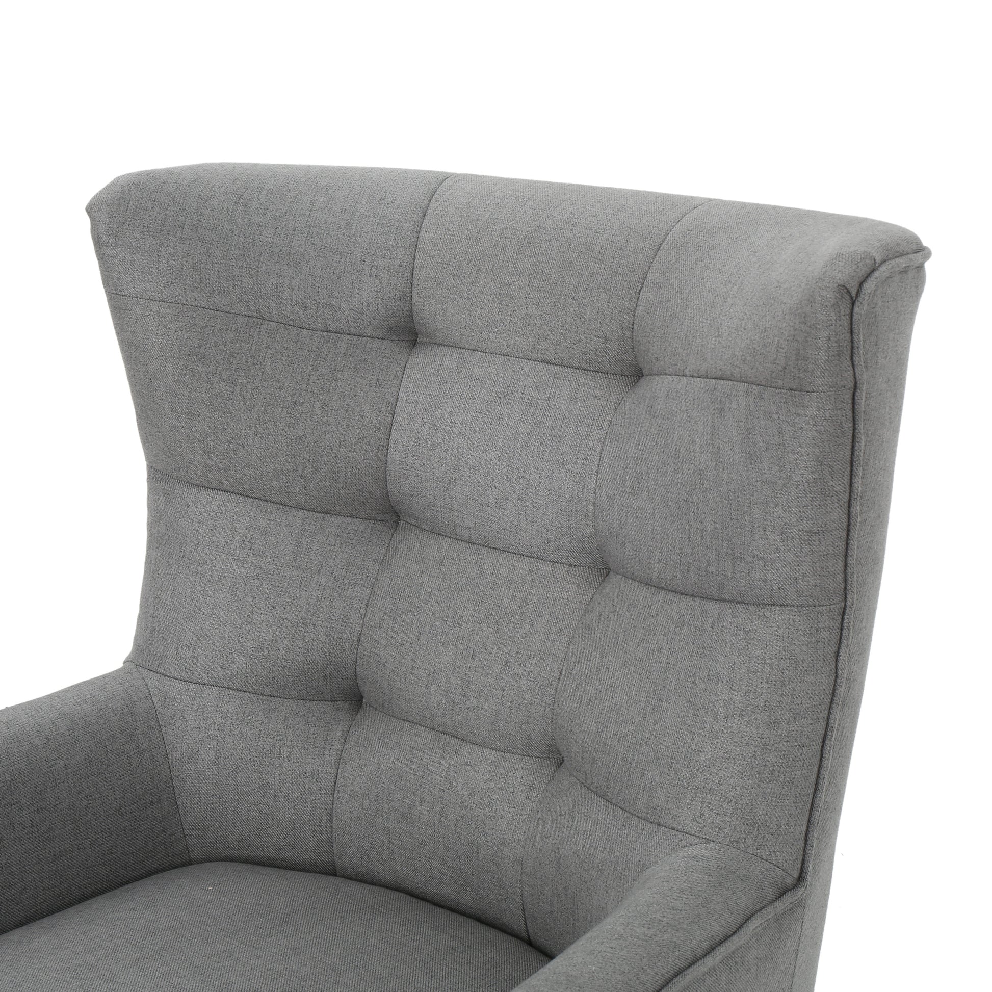 Club Chair Grey Fabric