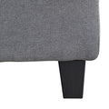 U Shaped Sectional Couch Convertible Sectional Couch With Double Chaise 6 Seat Sectional Sofa For Living Room Grey Fabric 6 Seat