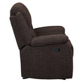 Brown Pillow Top Arms Glider Recliner Brown Primary Living Space Tight Back Modern Fir Pillow Top Arms Wood Metal