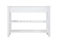Console Sofa Table With 2 Storage Drawers And 2 Tiers Shelves, Mid Century Style 42'' Solid Wood Buffet Sideboard For Living Room Furniture Kitchen Dining Room Entryway Hallway, Antique White Antique White Pine