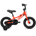 A12117 Ecarpat Kids' Bike 12 Inch Wheels, 1 Speed Boys Girls Child Bicycles For2 3Years, With Removable Training Wheels Baby Toys, Front V Brake, Rear Holding Brake Red Classic 1 To 2 Years Carbon Steel Outdoor