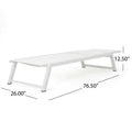 Myers Chaise Lounge Mp1 White Metal Mesh