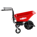 Wheelbarrow Electric Professional Specs This Wheelbarrow Uses An Electric 24V 250W Brushless Motor System, Powered By 2 12V 12Ah Motorized Wheelbarrow Black Red Classic,Industrial Stainless Steel