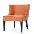 Occassional Chair Orange Fabric