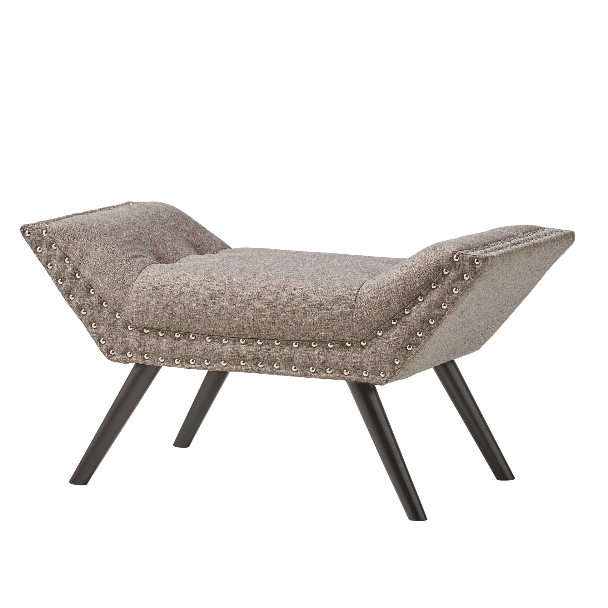 Marriott Ottoman Grey Fabric