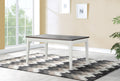 Caylie 5 Piece Dining Set White White Wood