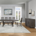 Riverdale Server Dark Grey Dark Gray Wood