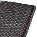 Kauai Pe Wicker Chaise Brown Multi Rattan Metal