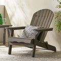 Malibu Adirondack Chair Grey Acacia Wood