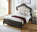 Rhapsody King Bed Dark Brown King Dark Brown Faux Leather