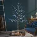 6Ft Birch Tree White Light 96Ledartificial Barkul Ip44 30V 6Wextended Line: 5M White Pvc