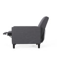 Smoke Fabric Push Back Chair For Elegant Home D Cor Smoke Fabric