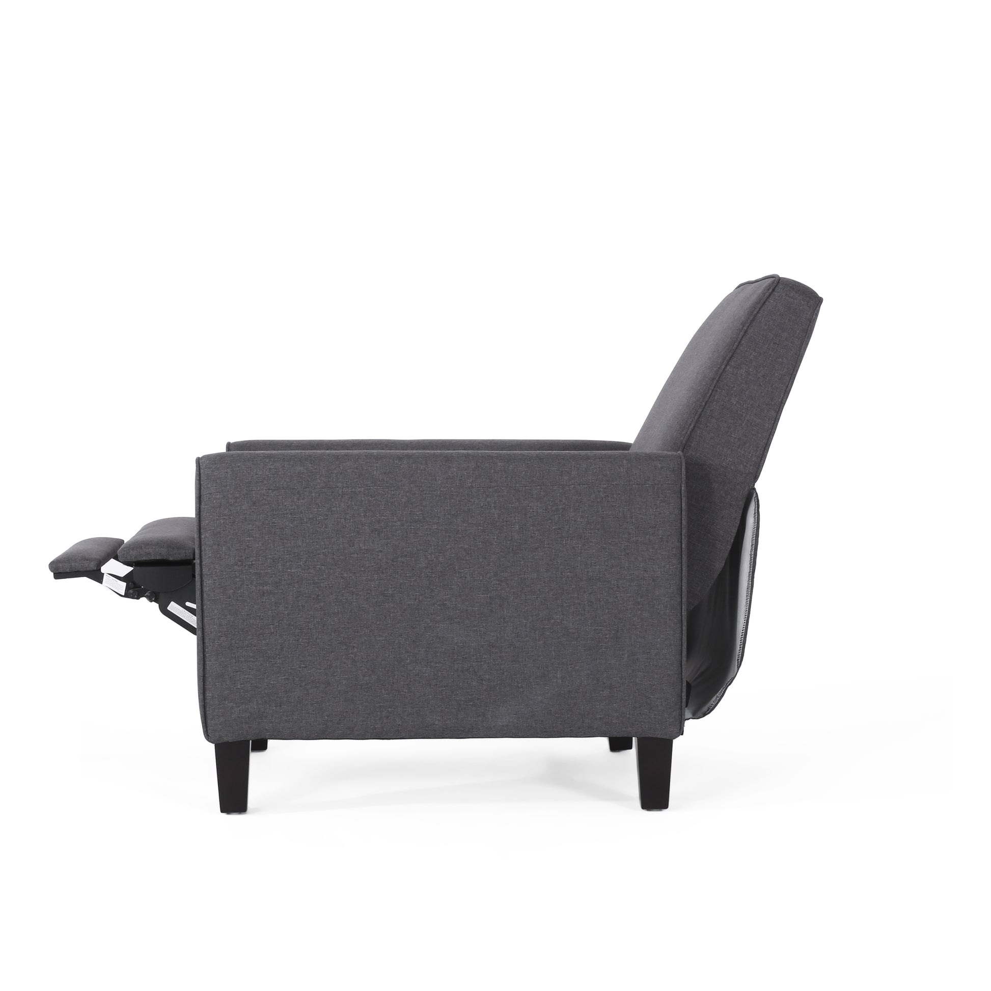 Smoke Fabric Push Back Chair For Elegant Home D Cor Smoke Fabric