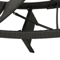 Salem Pe Wicker Chaise Lounge Grey Rattan