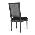 Dining Chair Black Fabric