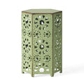 Eliana 14 Side Table Green Iron