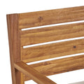 Nestor Dining Chair, Beige Natural Acacia Wood