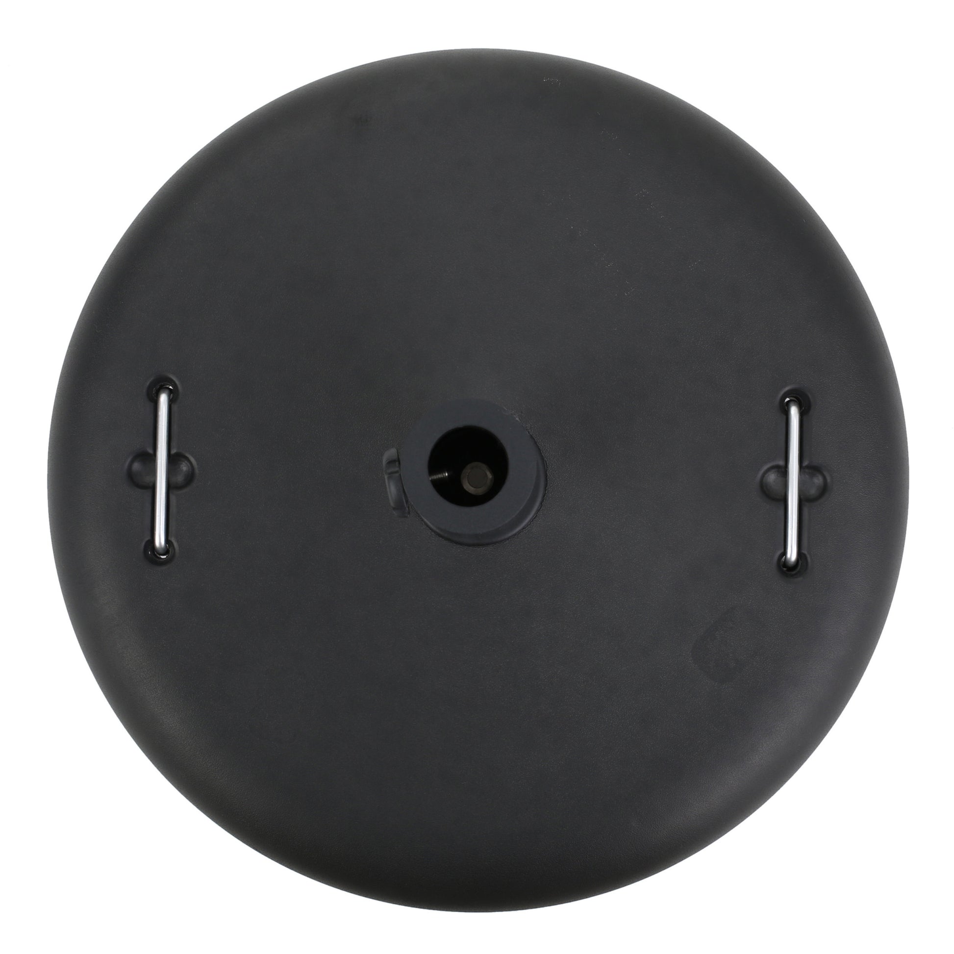 Wheelie Umbrella Base Round Black Concrete