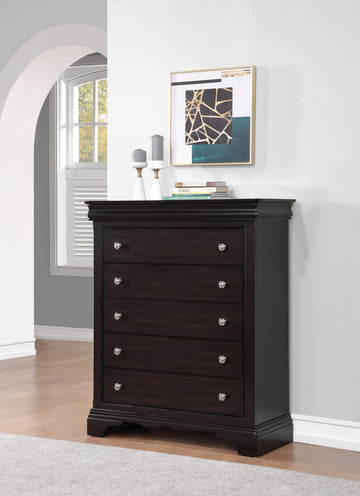 Dominique Chest Dark Brown Dark Brown Wood