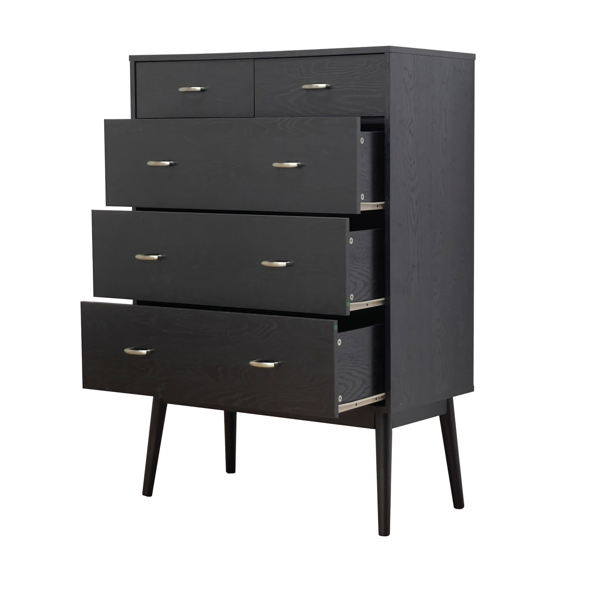 Disa 2 3 Drawer Chest Black Mdf