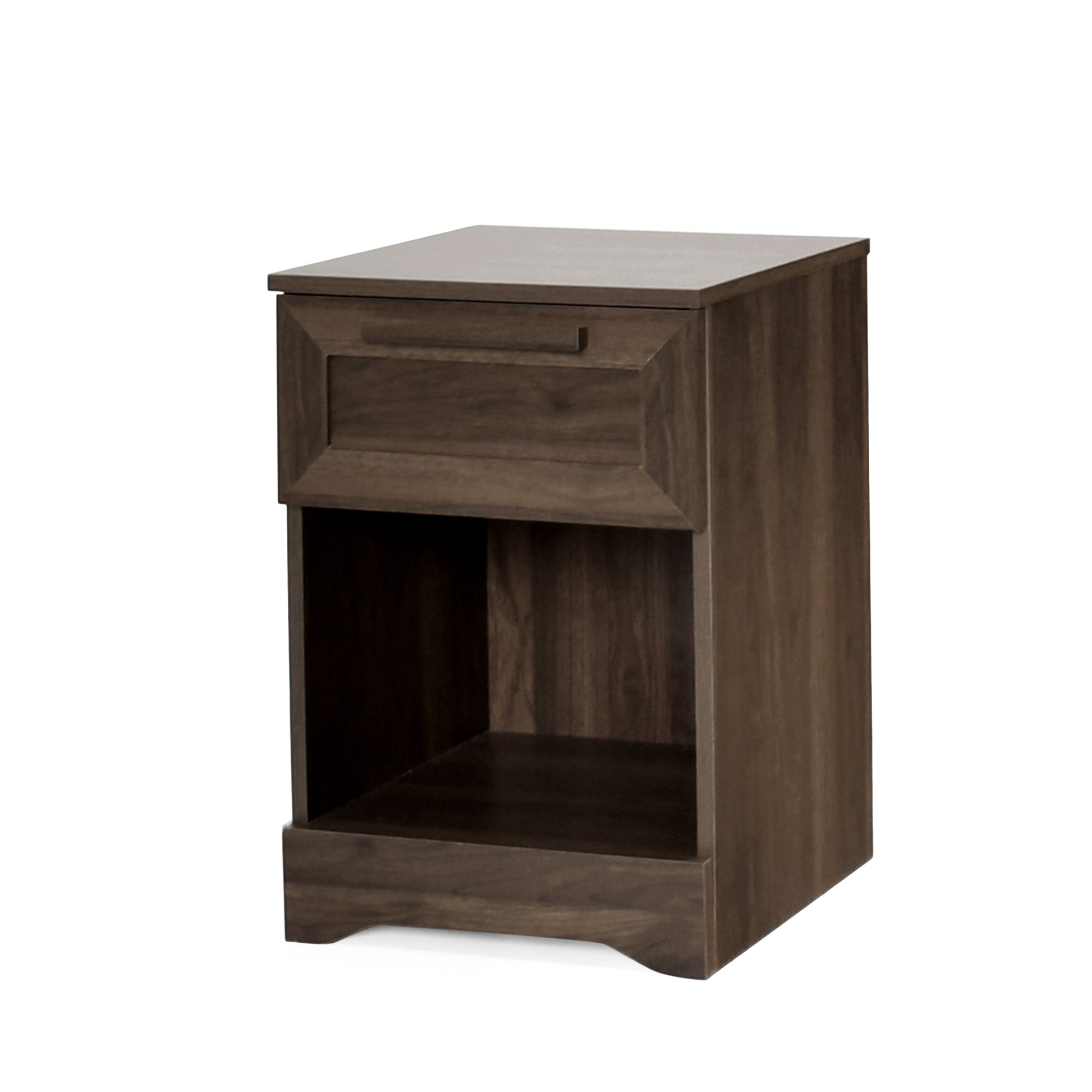 Delaney 1 Drawer Nightstand Walnut Mdf